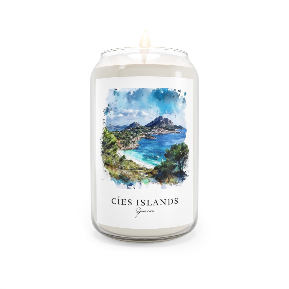 Cíes Islands, Spain scented soy candle