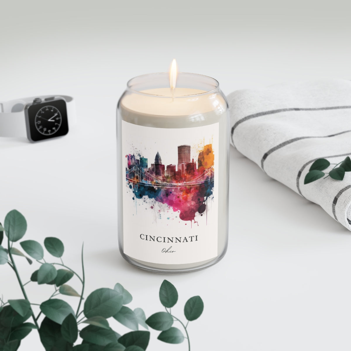 Cincinnati, Ohio scented soy candle