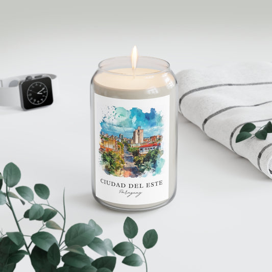 Ciudad Del Este, Paraguay scented soy candle