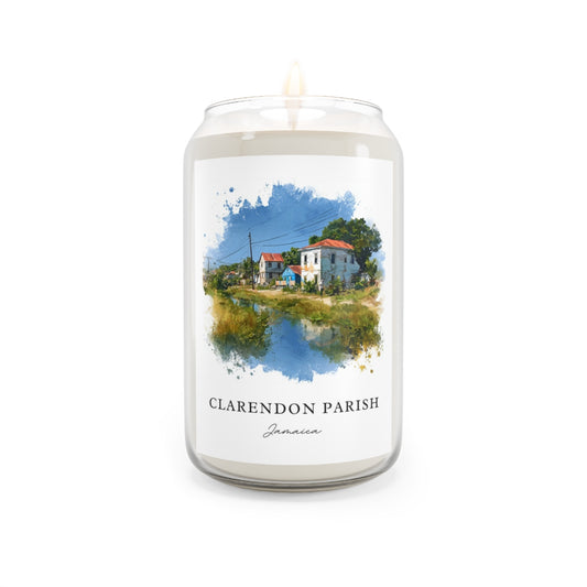 Clarendon Parish, Jamaica scented soy candle
