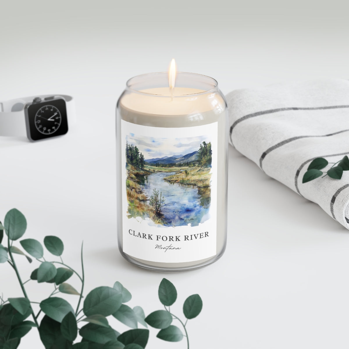 Clark Fork River, Montana scented soy candle