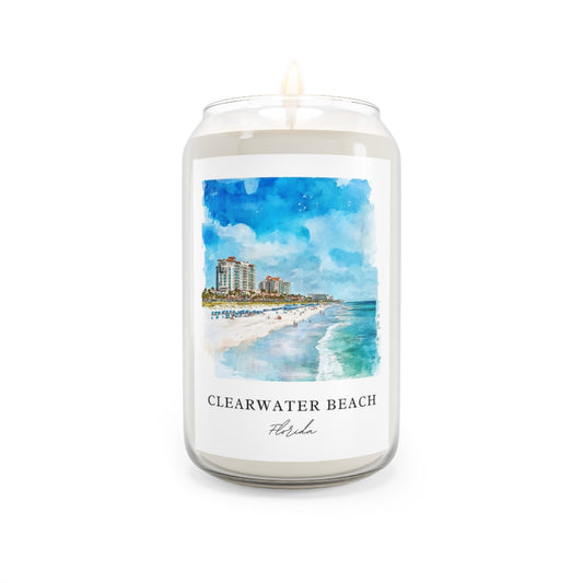 Clearwater Beach, Florida scented soy candle