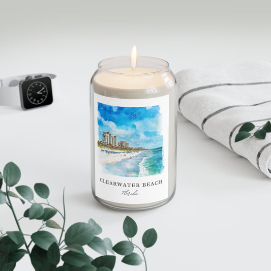 Clearwater Beach, Florida scented soy candle