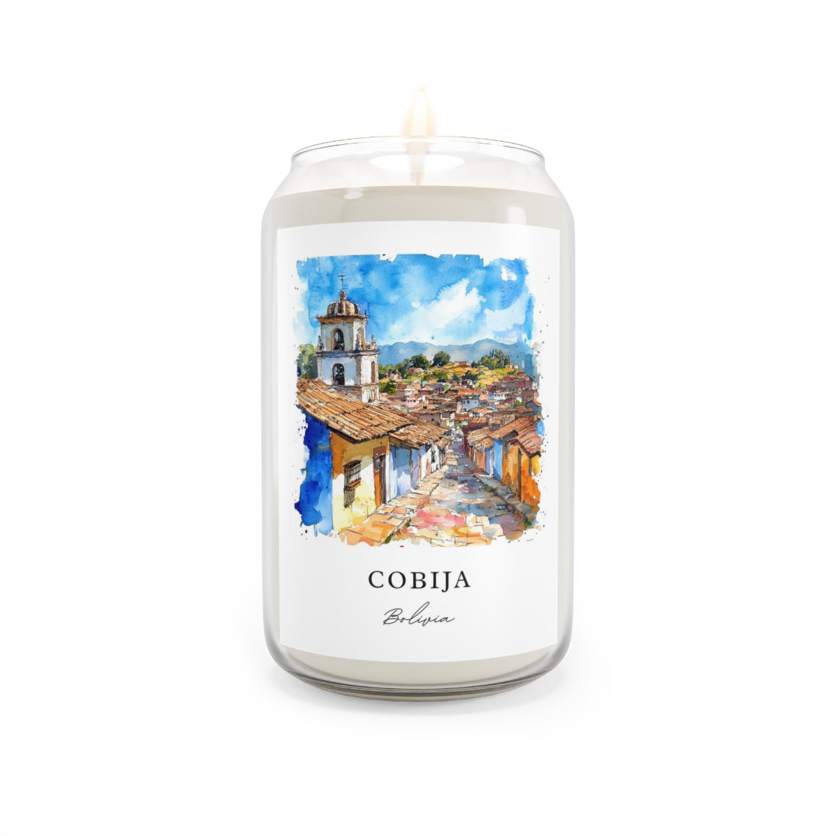 Cobija, Bolivia scented soy candle