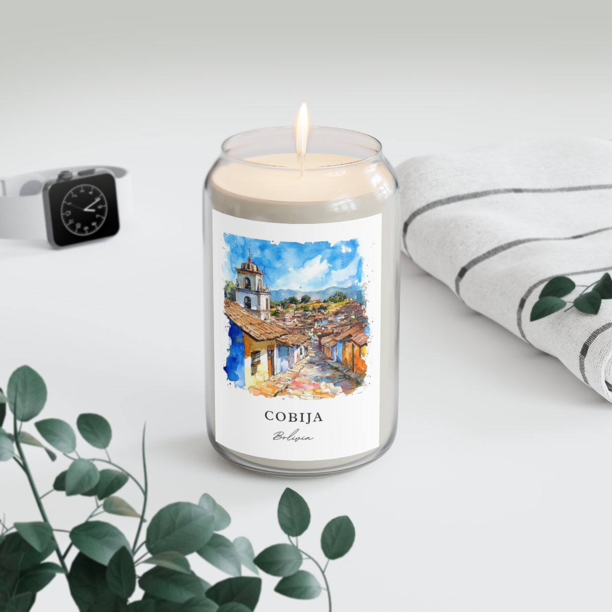Cobija, Bolivia scented soy candle