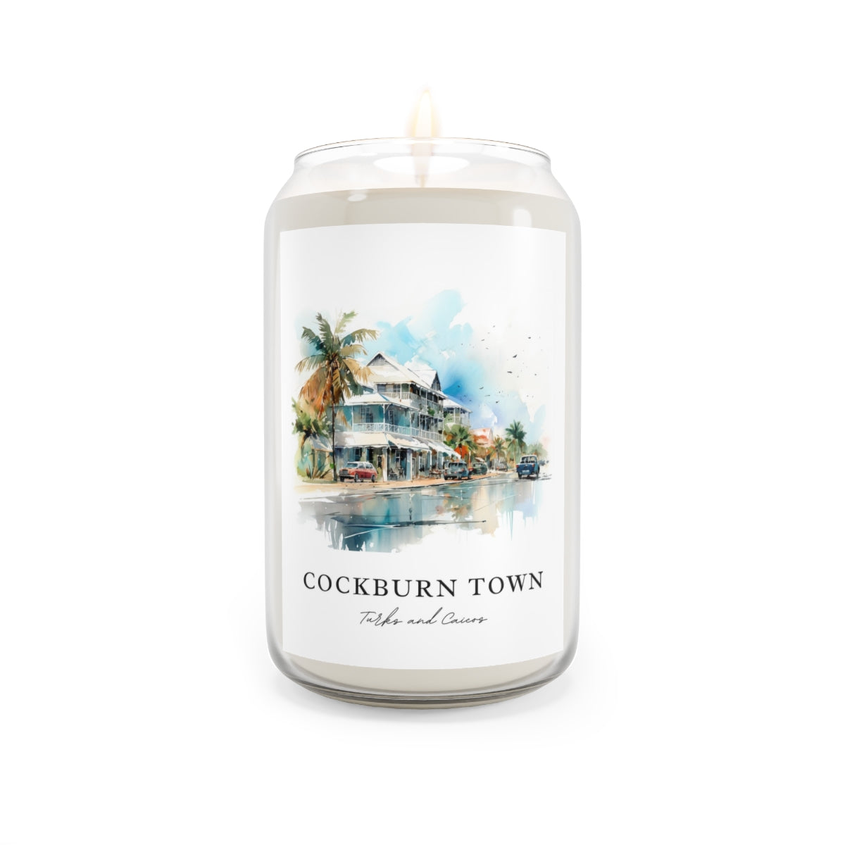 Cockburn Town, Turks and Caicos scented soy candle