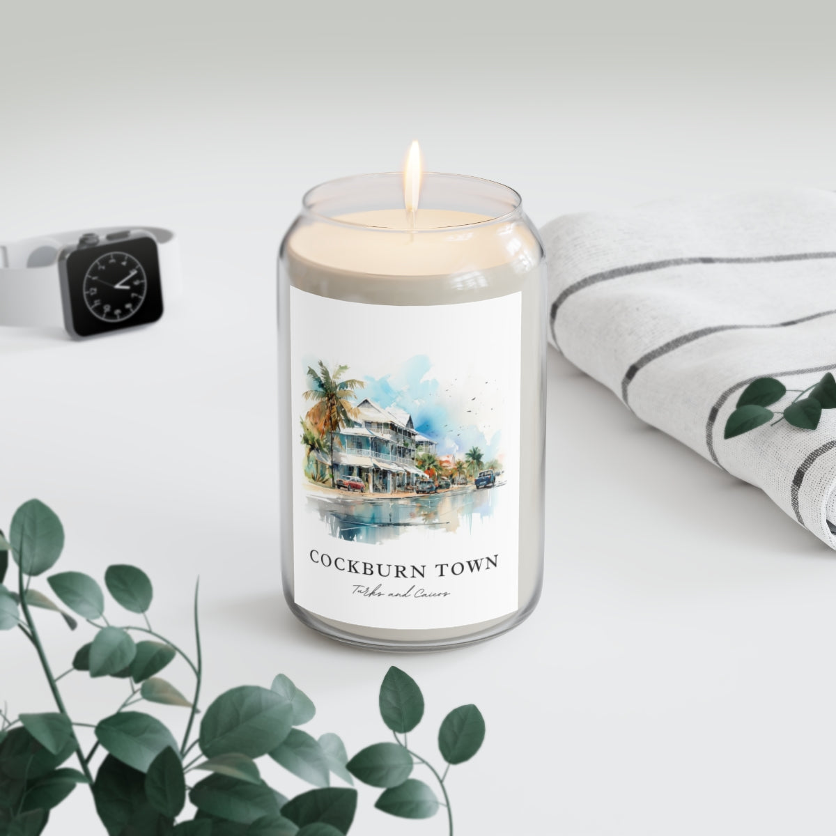 Cockburn Town, Turks and Caicos scented soy candle