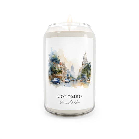 Colombo, Sri Lanka scented soy candle