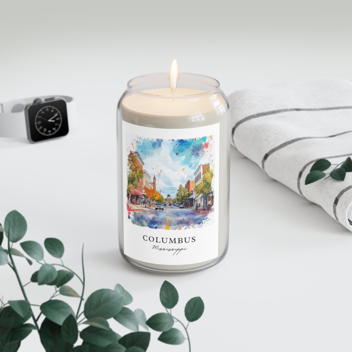 Columbus, Mississippi scented soy candle