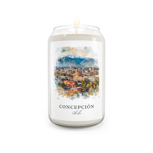 Concepción, Chile scented soy candle