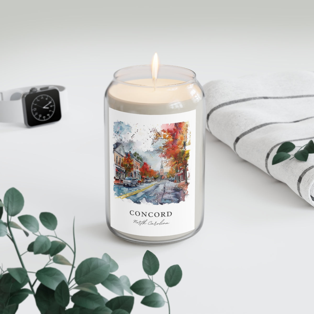 Concord, North Carolina scented soy candle