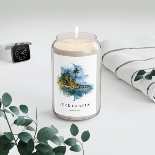 Cook Islands, Oceania scented soy candle
