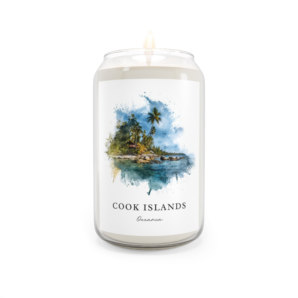 Cook Islands, Oceania scented soy candle