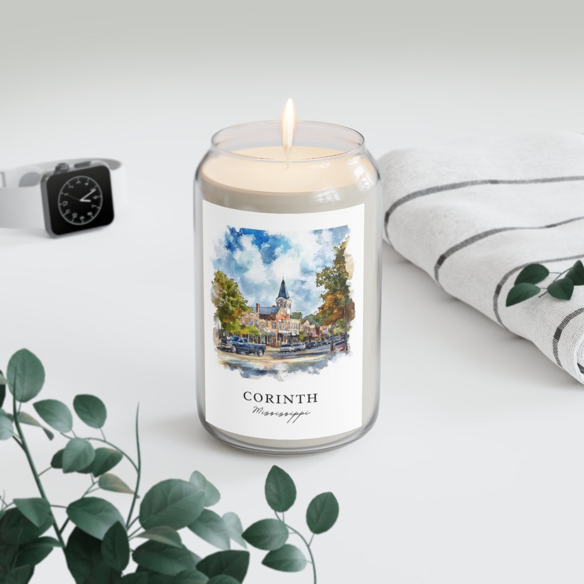 Corinth, Mississippi scented soy candle
