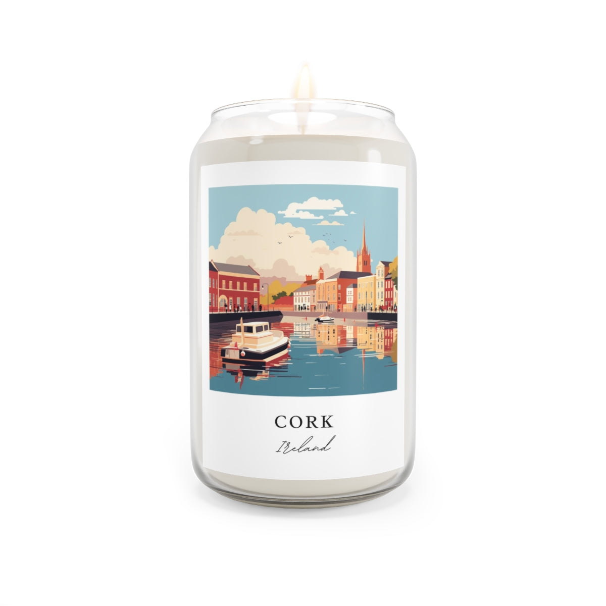 Cork, Ireland scented soy candle