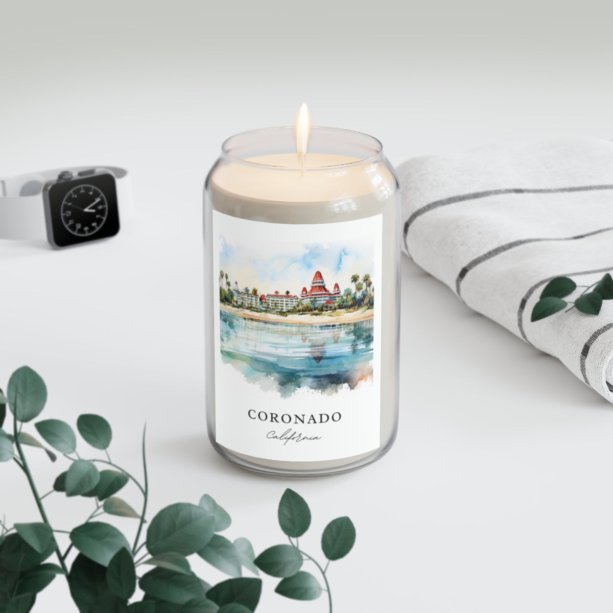 Coronado, California scented soy candle