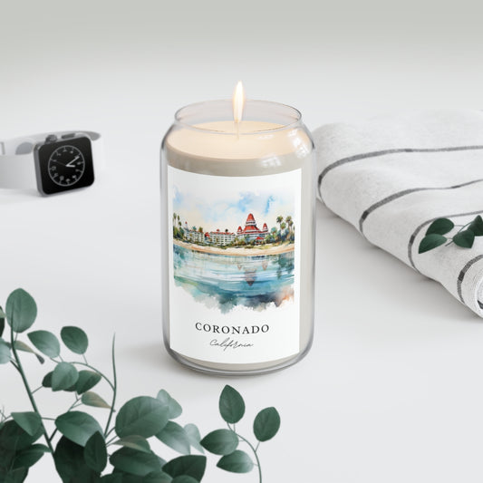 Coronado, California scented soy candle