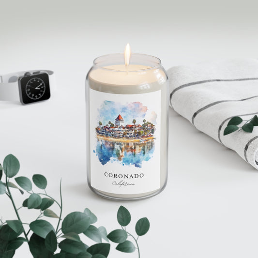 Coronado, California scented soy candle