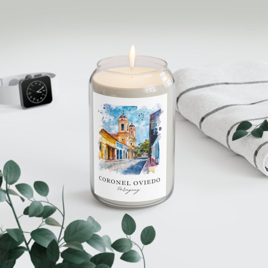 Coronel Oviedo, Paraguay scented soy candle
