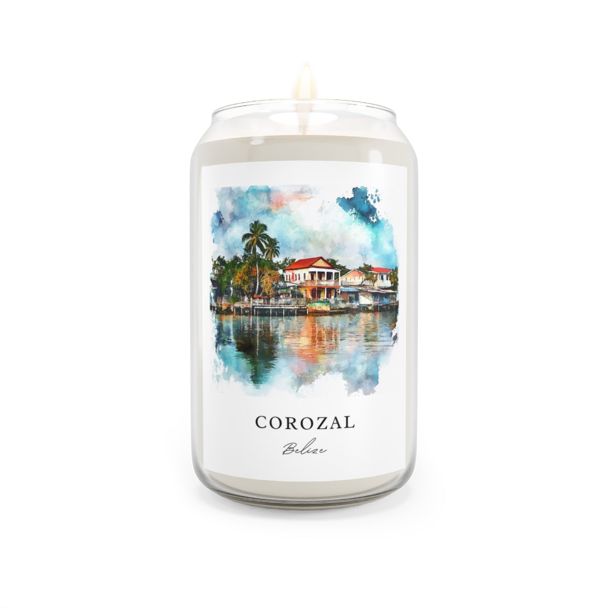 Corozal, Belize scented soy candle