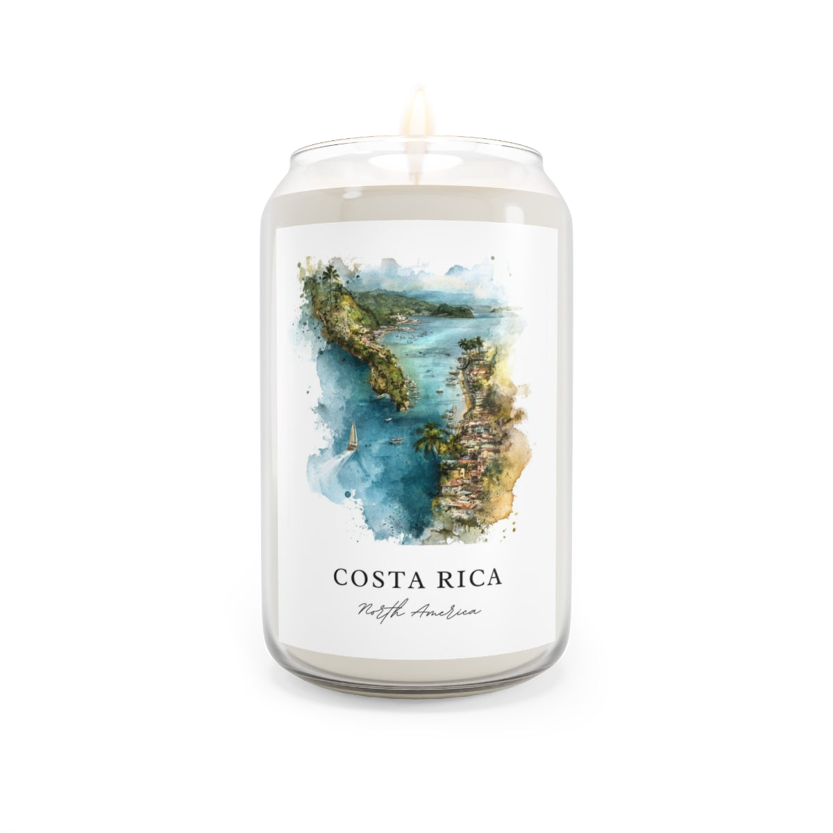 Costa Rica, North America scented soy candle