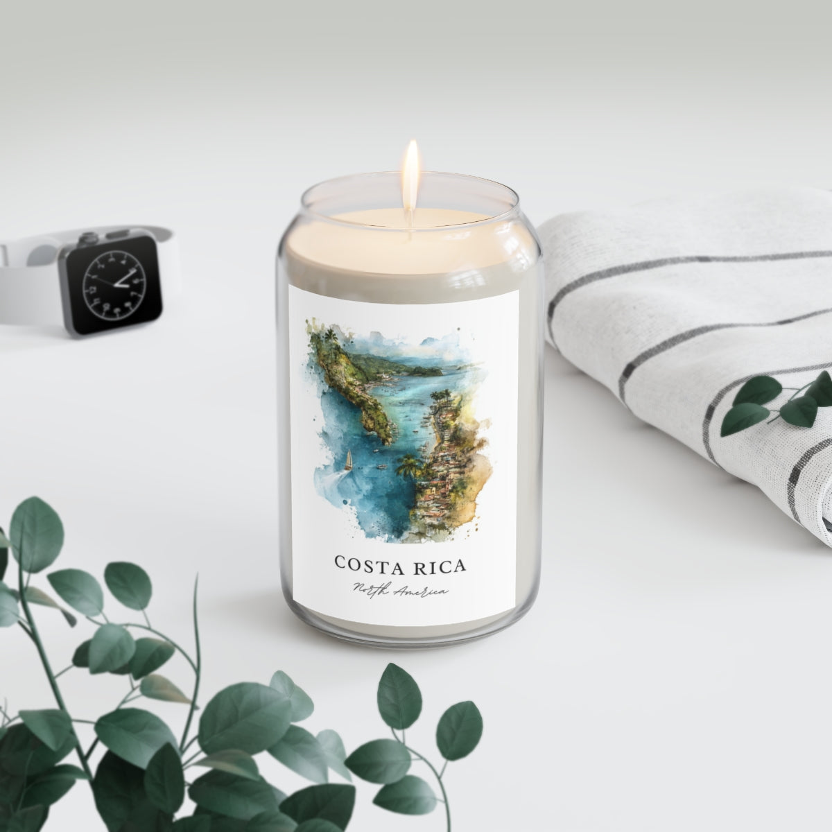 Costa Rica, North America scented soy candle