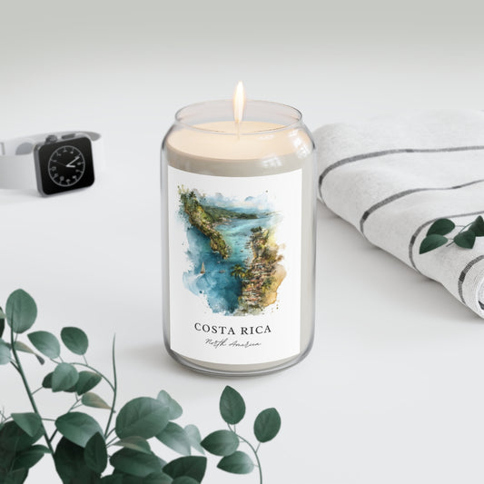 Costa Rica, North America scented soy candle