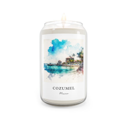 Cozumel, Mexico scented soy candle