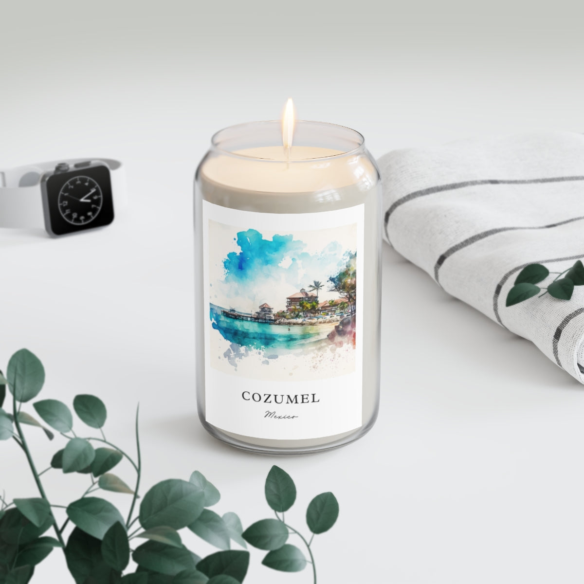 Cozumel, Mexico scented soy candle