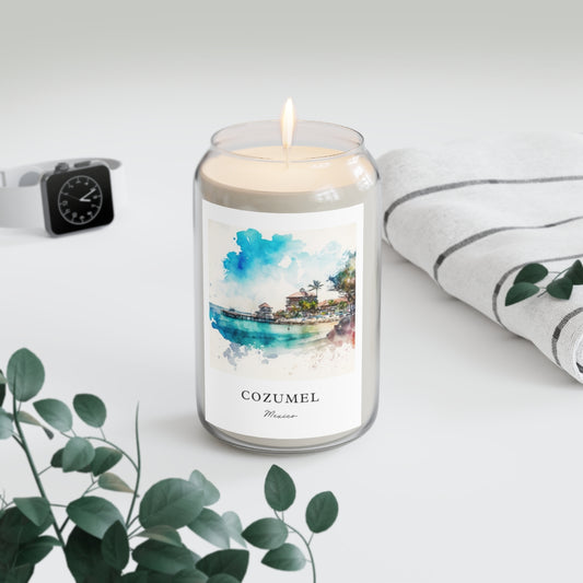 Cozumel, Mexico scented soy candle