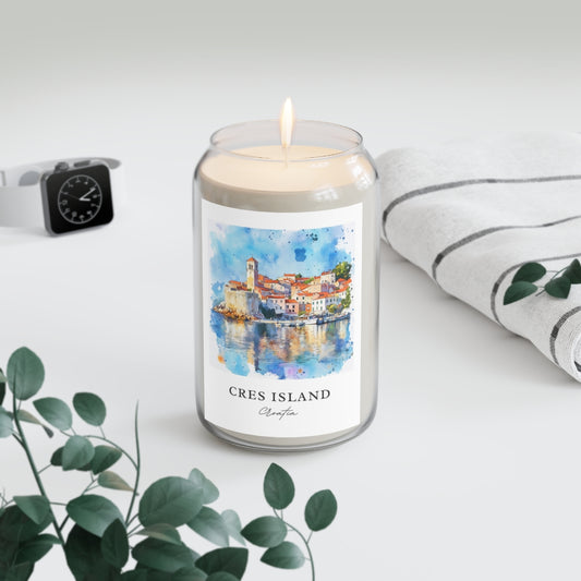 Cres Island, Croatia scented soy candle