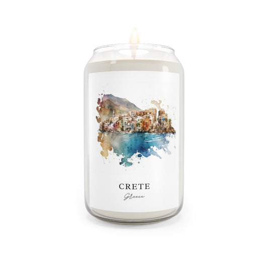 Crete, Greece scented soy candle