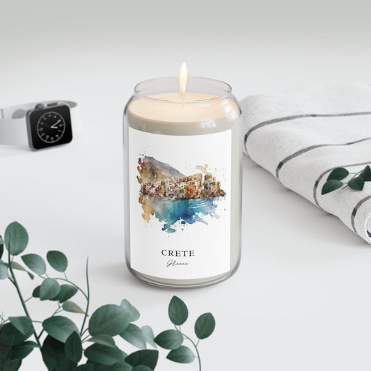 Crete, Greece scented soy candle