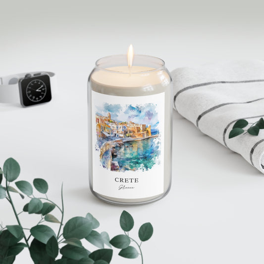 Crete, Greece scented soy candle