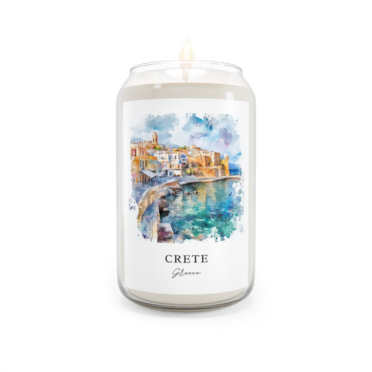 Crete, Greece scented soy candle