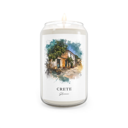 Crete, Greece scented soy candle