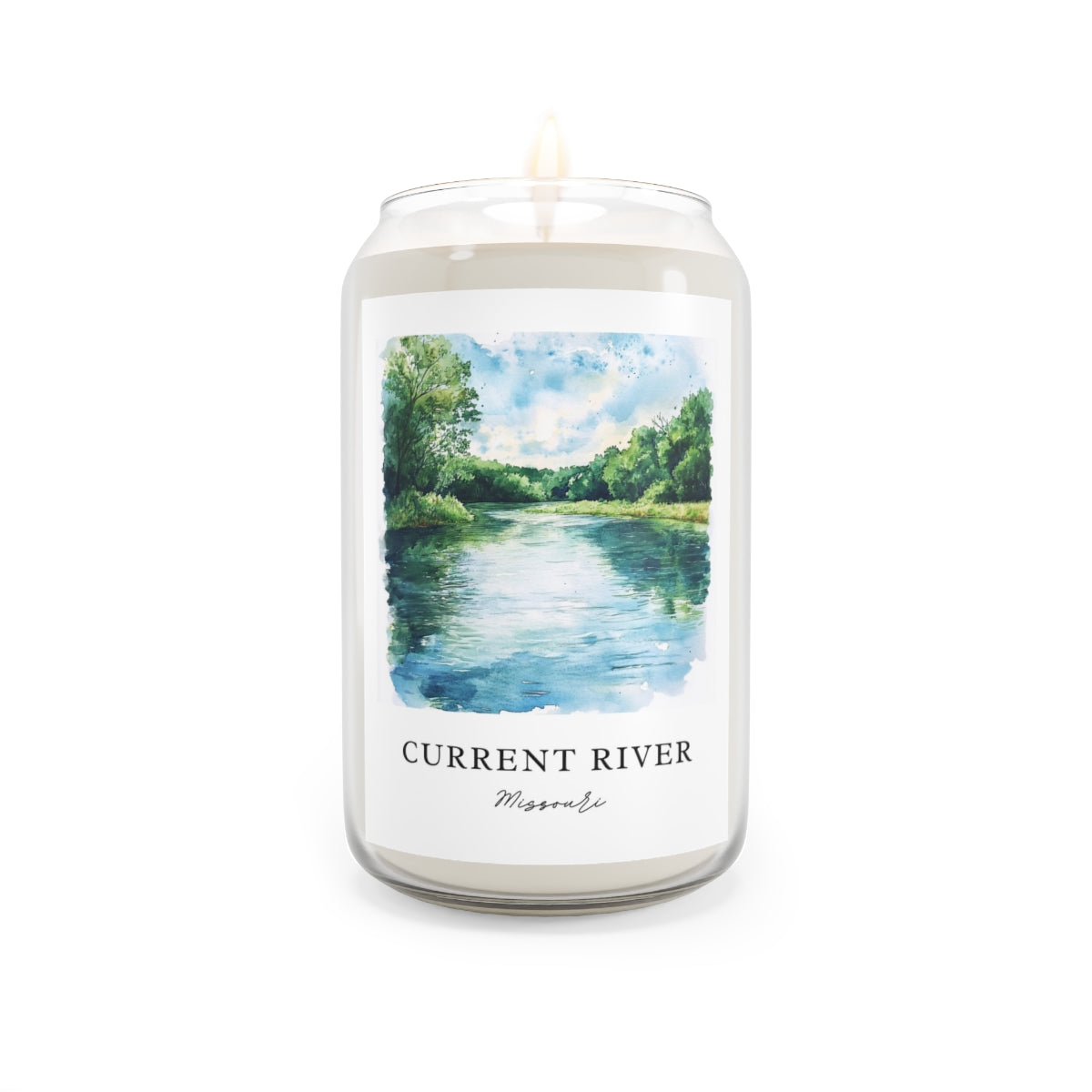 Current River, Missouri scented soy candle