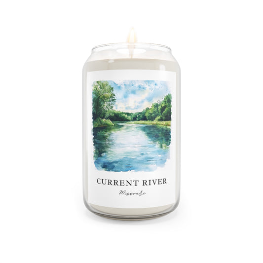 Current River, Missouri scented soy candle