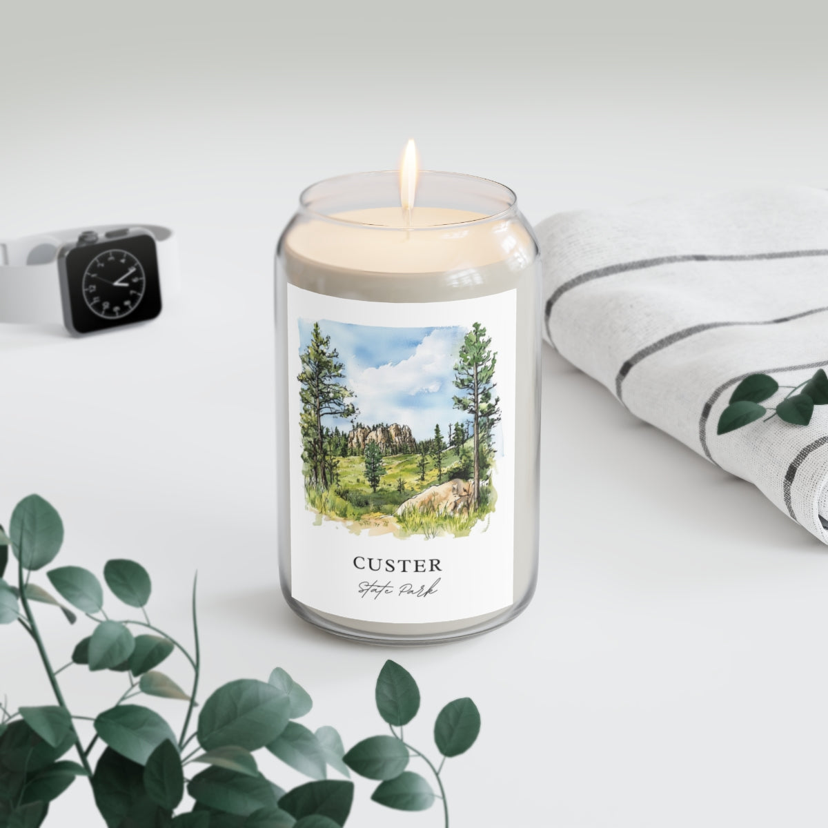 Custer, State Park scented soy candle