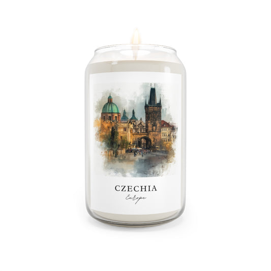 Czechia, Europe scented soy candle