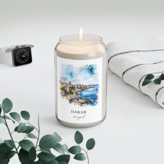 Dakar, Senegal scented soy candle