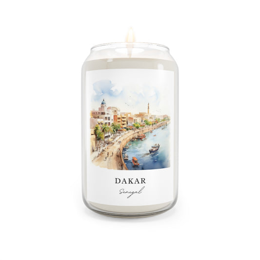 Dakar, Senegal scented soy candle