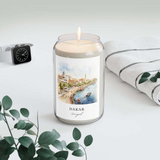 Dakar, Senegal scented soy candle