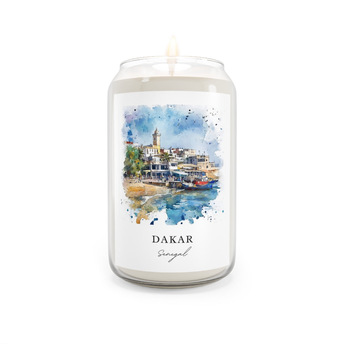 Dakar, Senegal scented soy candle