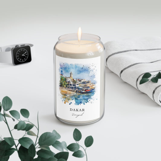 Dakar, Senegal scented soy candle