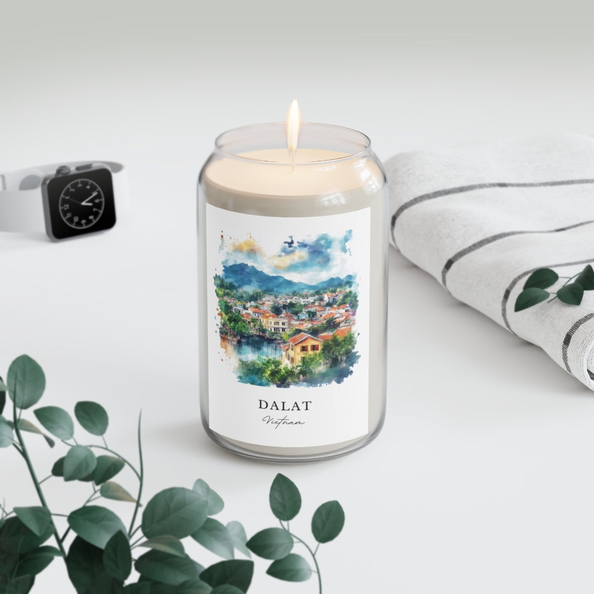 Dalat, Vietnam scented soy candle