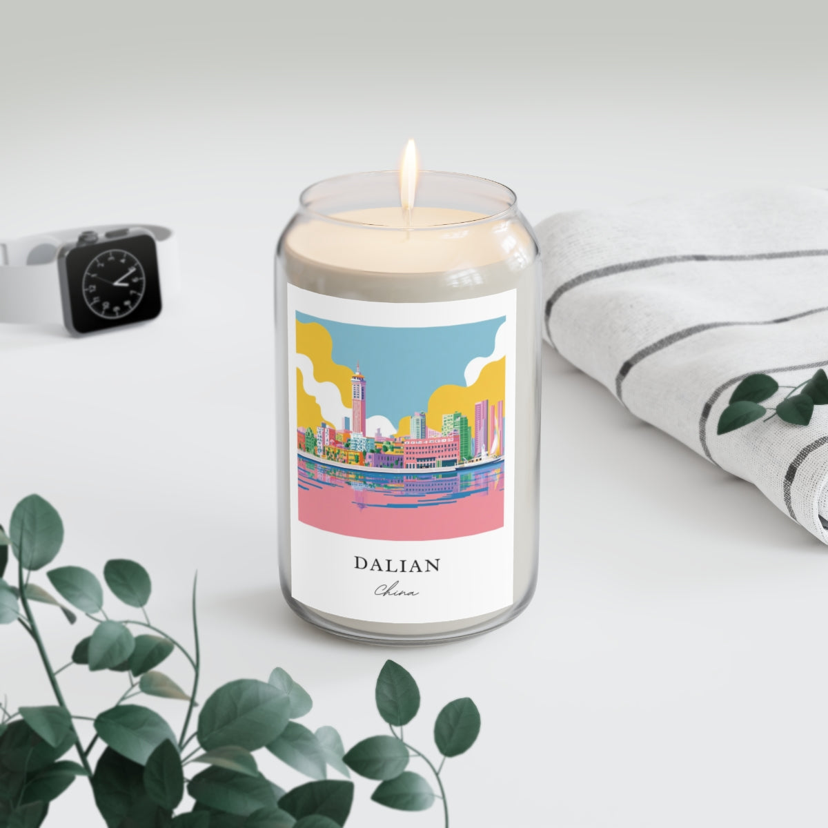 Dalian, China scented soy candle
