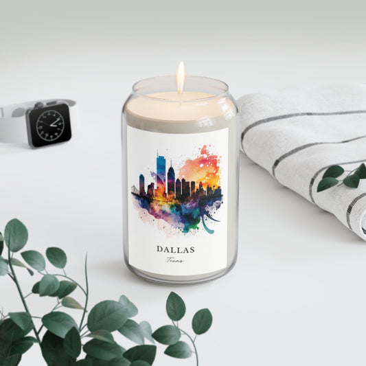 Dallas, Texas scented soy candle