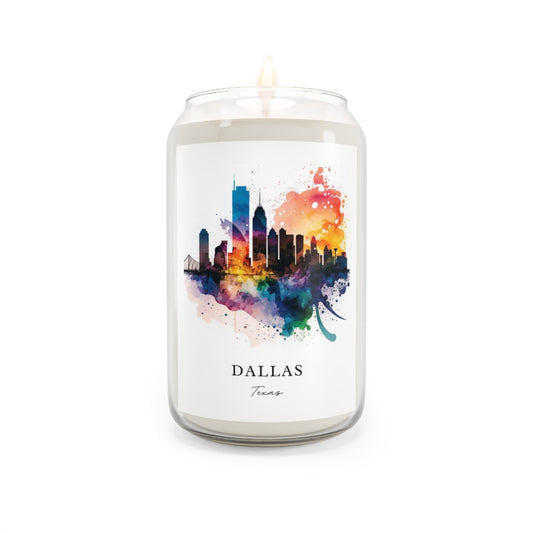 Dallas, Texas scented soy candle