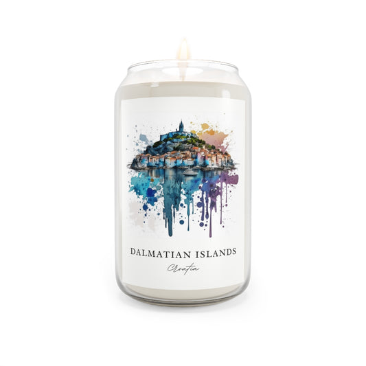 Dalmatian Islands, Croatia scented soy candle
